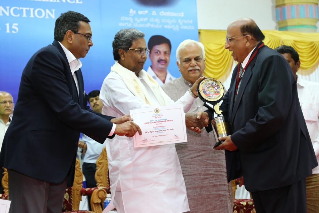 Export Award recived by Dilip Chitnis